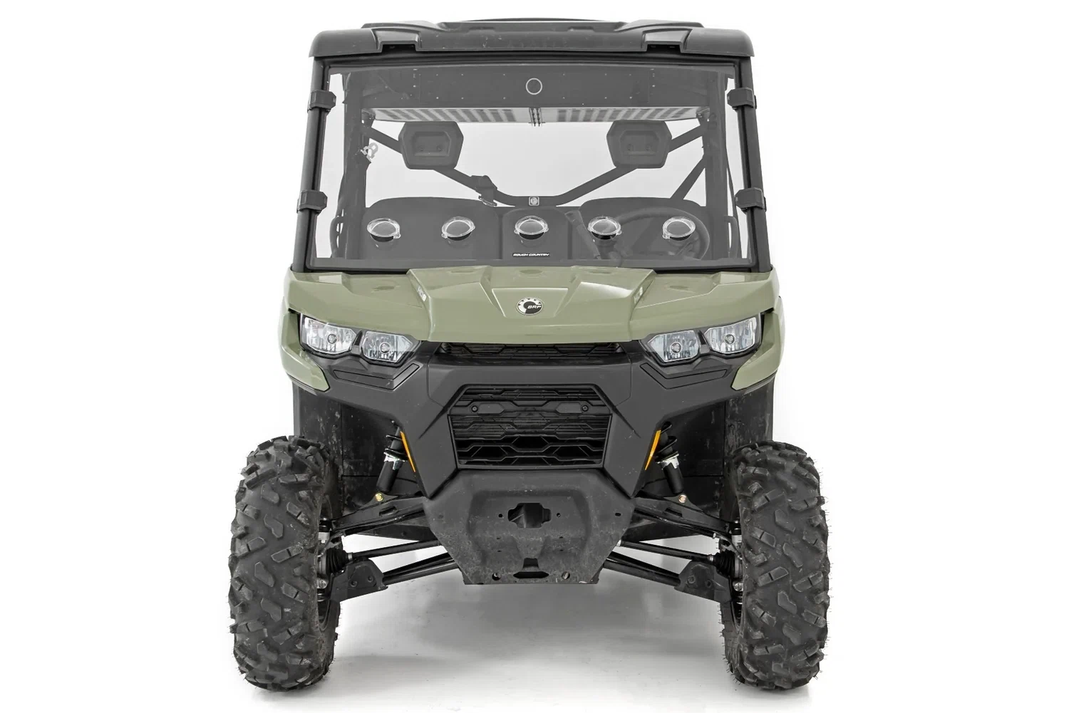 Fits Can-Am Defender HD 5_8_9_10 Vented Full Windshield Scratch Resist 98262030
